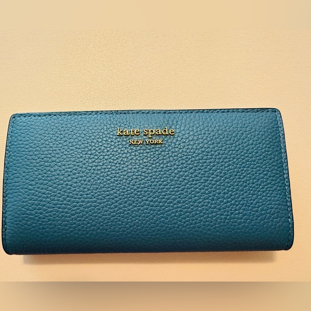Kate Spade Bifold Pebble Leather Wallet